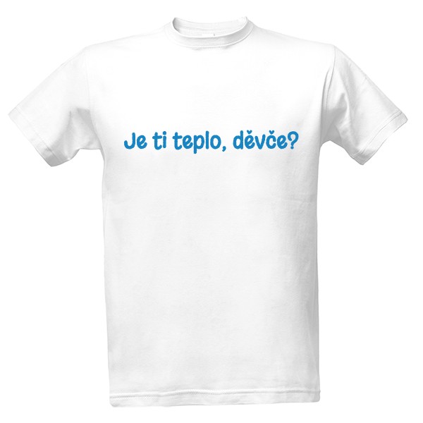 Tričko s potiskem Mrazík-vedro