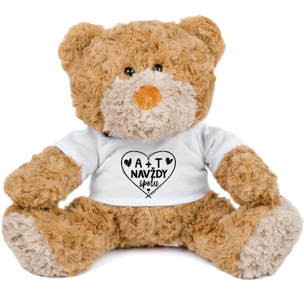 Medvídek Teddy s potiskem Navždy spolu